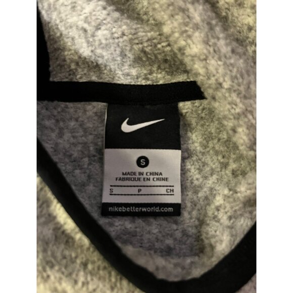 Nike Hypernatural Therma-Fit Hoodie Womens S Used Gray Black Trim 806981-063 - Picture 8 of 16